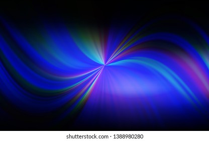 Dark BLUE vector blurred bright pattern. Glitter abstract illustration with gradient design. Background for a cell phone.