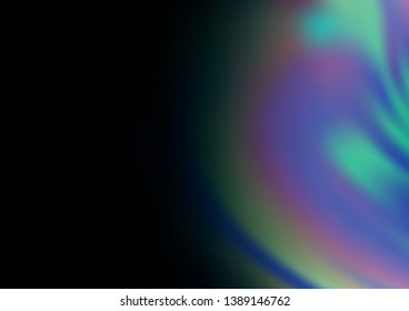 Dark BLUE vector blurred bright pattern. A completely new color illustration in a bokeh style. Brand new style for your business design.