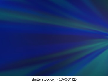 Dark BLUE vector blurred bright pattern. Modern geometrical abstract illustration with gradient. The best blurred design for your business.