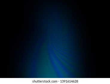 Dark BLUE vector blurred bright pattern. Creative illustration in halftone style with gradient. A completely new template for your design.