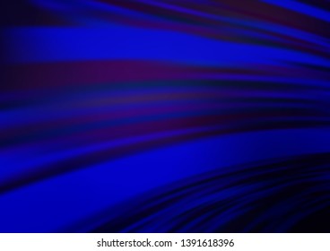 Dark BLUE vector blurred bright pattern. Glitter abstract illustration with an elegant design. Brand new style for your business design.