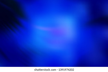 Dark BLUE vector blurred bright texture. Colorful illustration in abstract style with gradient. New style for your business design.