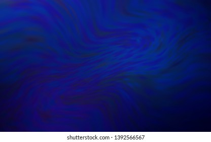 Dark BLUE vector blurred bright pattern. An elegant bright illustration with gradient. Blurred design for your web site.