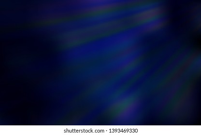 Dark BLUE vector blurred bright texture. Colorful illustration in abstract style with gradient. The best blurred design for your business.