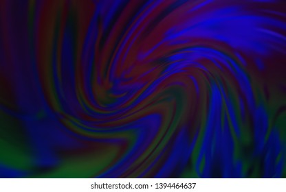 Dark BLUE vector blurred bright template. Creative illustration in halftone style with gradient. Background for a cell phone.
