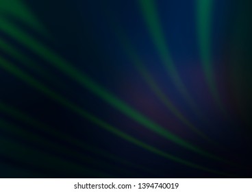 Dark BLUE vector blurred bright pattern. Creative illustration in halftone style with gradient. A completely new design for your business.