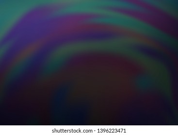 Dark BLUE vector blurred bright template. Glitter abstract illustration with an elegant design. The template for backgrounds of cell phones.