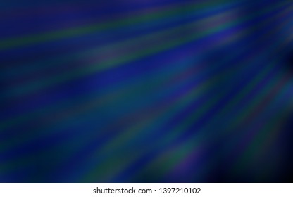 Dark BLUE vector blurred bright texture. Modern abstract illustration with gradient. Background for designs.
