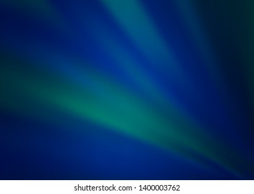 Dark BLUE vector blurred bright background. A completely new color illustration in a bokeh style. The background for your creative designs.