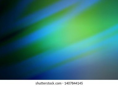 Dark BLUE vector blurred bright template. A completely new colored illustration in blur style. Blurred design for your web site.