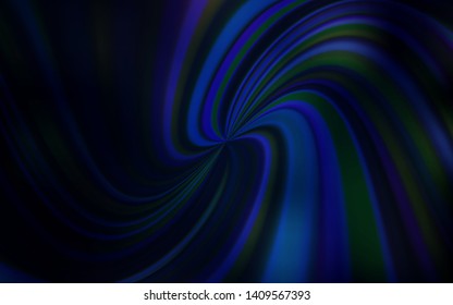Dark BLUE vector blurred bright pattern. Abstract colorful illustration with gradient. New way of your design.