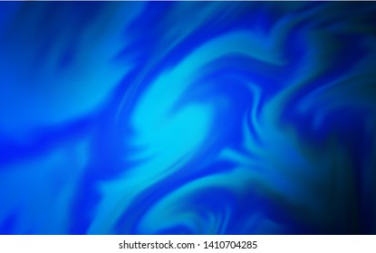Dark BLUE vector blurred bright pattern. Creative illustration in halftone style with gradient. Completely new design for your business.