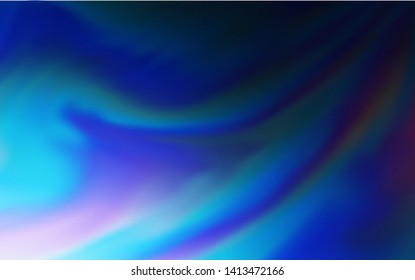 Dark BLUE vector blurred bright pattern. Modern abstract illustration with gradient. Completely new design for your business.