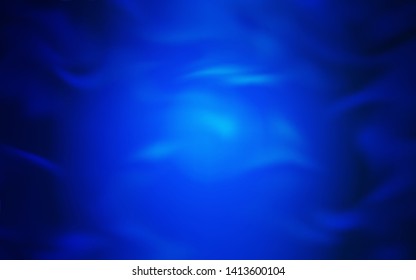 Dark BLUE vector blurred bright texture. A completely new colored illustration in blur style. New style design for your brand book.