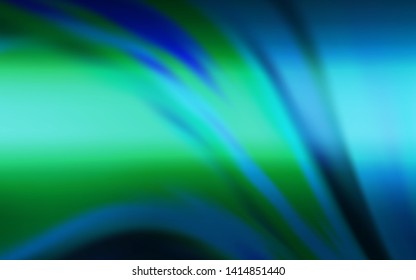 Dark BLUE vector blurred bright texture. Colorful illustration in abstract style with gradient. Elegant background for a brand book.