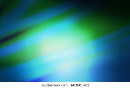 Dark BLUE vector blurred bright texture. Creative illustration in halftone style with gradient. Blurred design for your web site.