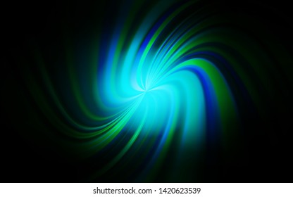 Dark BLUE vector blurred bright template. Modern abstract illustration with gradient. New design for your business.
