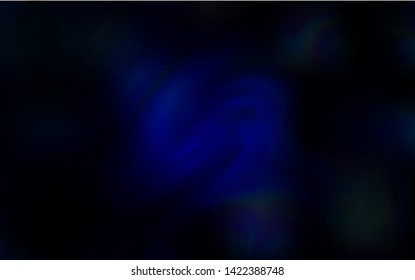 Dark BLUE vector blurred bright texture. New colored illustration in blur style with gradient. New style for your business design.