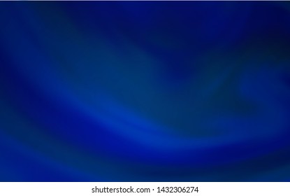 Dark BLUE vector blurred bright pattern. A completely new colored illustration in blur style. Blurred design for your web site.