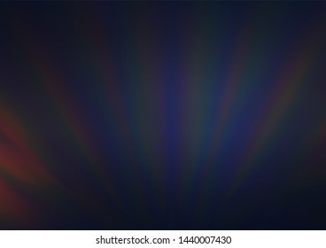 Dark BLUE vector blurred bright pattern. Colorful illustration in blurry style with gradient. A new texture for your design.