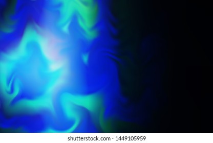 Dark BLUE vector blurred bright texture. Colorful abstract illustration with gradient. The best blurred design for your business.