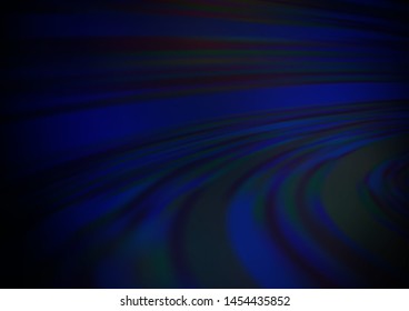 Dark BLUE vector blurred bright pattern. Shining colorful illustration in a Brand new style. The background for your creative designs.