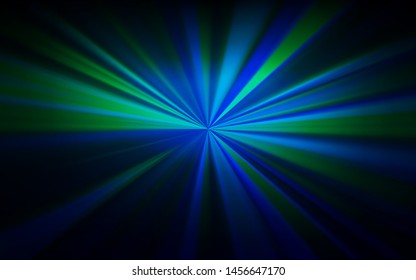 Dark BLUE vector blurred bright template. Modern abstract illustration with gradient. New way of your design.