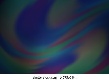 Dark BLUE vector blurred bright texture. Modern abstract illustration with gradient. Background for designs.
