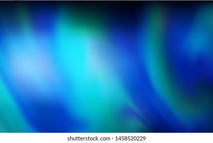Dark BLUE vector blurred bright texture. A completely new colored illustration in blur style. Elegant background for a brand book.