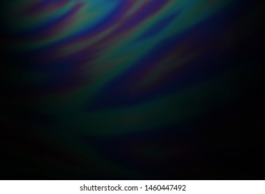 Dark BLUE vector blurred bright pattern. Abstract colorful illustration with gradient. Smart design for your work.