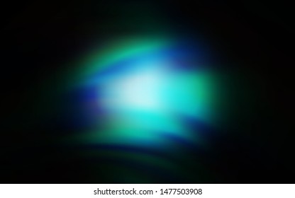 Dark BLUE vector blurred bright template. Colorful abstract illustration with gradient. New style for your business design.