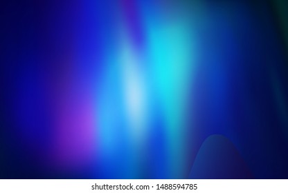Dark BLUE vector blurred bright texture. New colored illustration in blur style with gradient. Blurred design for your web site.