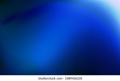 Dark BLUE vector blurred bright template. A completely new colored illustration in blur style. Elegant background for a brand book.