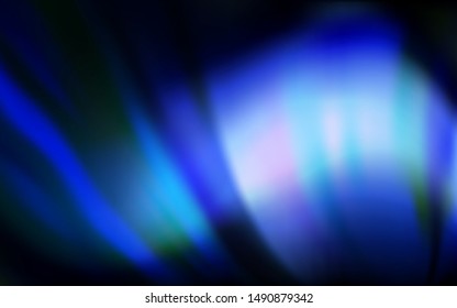 Dark BLUE vector blurred bright texture. A completely new colored illustration in blur style. Background for a cell phone.