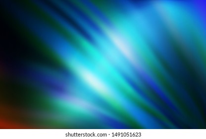 Dark BLUE vector blurred bright pattern. Shining colored illustration in smart style. Smart design for your work.