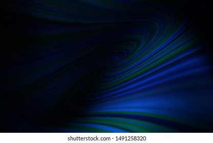 Dark BLUE vector blurred bright template. Colorful abstract illustration with gradient. The best blurred design for your business.