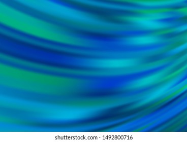 Dark BLUE vector blurred bright background. Colorful illustration in blurry style with gradient. A completely new template for your design.