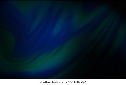 Dark BLUE vector blurred bright pattern. A completely new colored illustration in blur style. Smart design for your work.