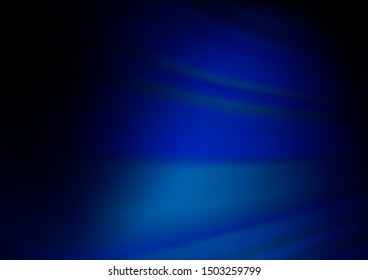 Dark BLUE vector blurred bright template. Creative illustration in halftone style with gradient. A completely new template for your design.