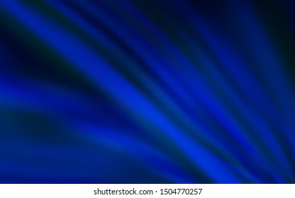 Dark BLUE vector blurred bright pattern. Glitter abstract illustration with gradient design. Smart design for your work.