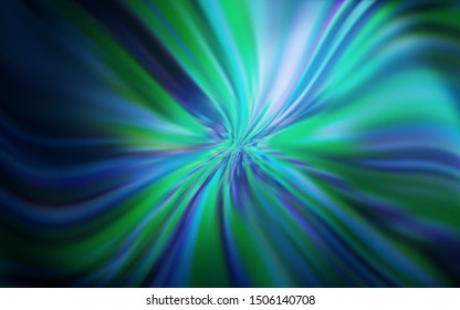 Dark BLUE vector blurred bright texture. Colorful abstract illustration with gradient. New style design for your brand book.