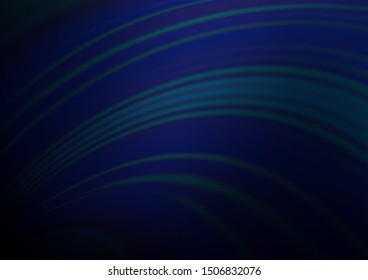 Dark BLUE vector blurred bright template. Colorful illustration in abstract style with gradient. The blurred design can be used for your web site.