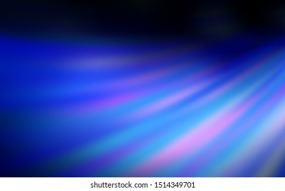 Dark BLUE vector blurred bright template. An elegant bright illustration with gradient. Background for a cell phone.