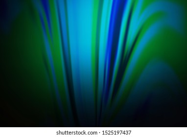 Dark BLUE vector blurred bright texture. Colorful abstract illustration with gradient. New style design for your brand book.