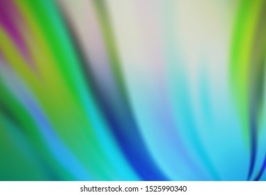 Dark BLUE vector blurred bright pattern. New colored illustration in blur style with gradient. Elegant background for a brand book.