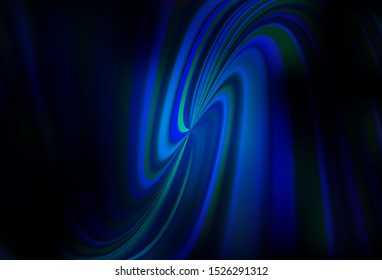 Dark BLUE vector blurred bright template. Colorful abstract illustration with gradient. New style design for your brand book.