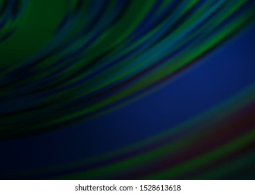 Dark BLUE vector blurred bright background. An elegant bright illustration with gradient. A completely new design for your business.