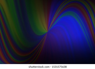 Dark BLUE vector blurred bright texture. An elegant bright illustration with gradient. Elegant background for a brand book.