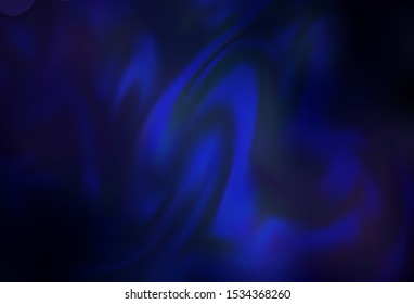 Dark BLUE vector blurred bright pattern. Abstract colorful illustration with gradient. New style design for your brand book.