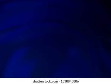 Dark BLUE vector blurred bright template. A completely new color illustration in a bokeh style. Brand new style for your business design.